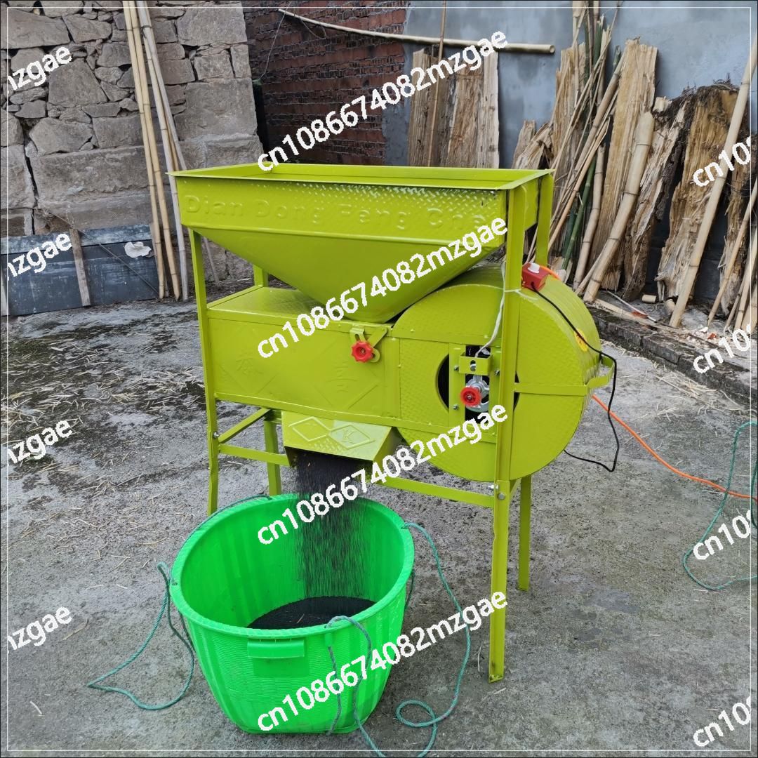 Rice Thresher Machine - Wzmocniona domowa elektryczna młynarka do ziarna,
