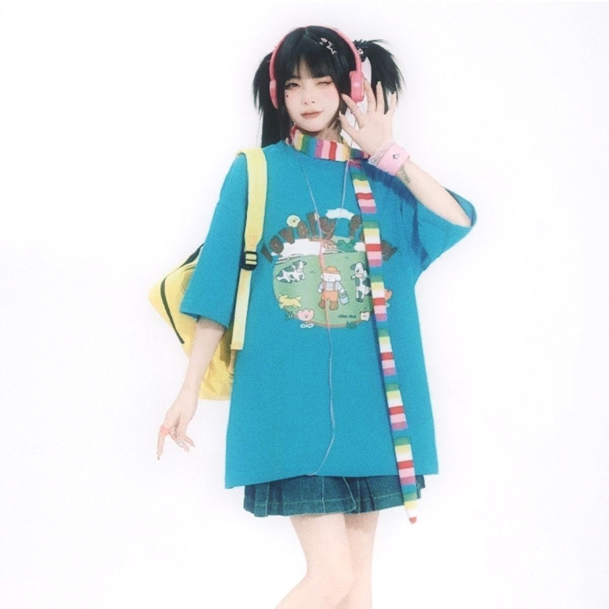 Koszulka oversize w stylu Y2K, – Farming Japan recenzja i cena