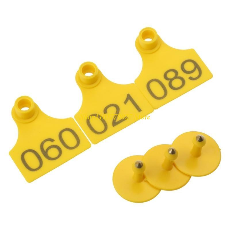 C4DF 001-100 Liczba Tagi plast – Livestock Ear Tag recenzja i cena